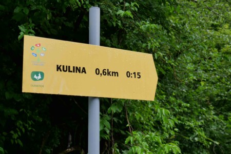 Dobrilovina panneau sentier kulina Dobrilovina panneau sentier kulina