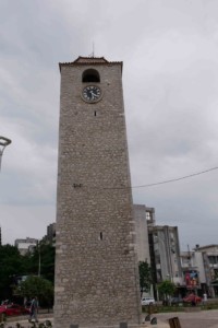 Podgorica tour de l'horloge balade Podgorica tour de l'horloge balade