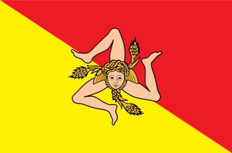 Italie : Le tour de la Sicile drapeau sicile roadtrip
