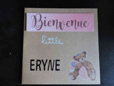 Carte de naissance Carte DIY naissance bienvenue papier à faire soi meme