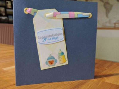 Carte de naissance Carte DIY naissance bienvenue papier à faire soi meme