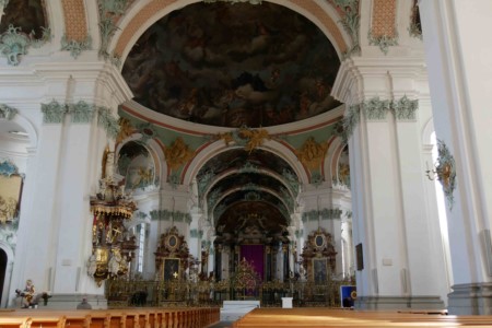 Le Gallen interieur cathedrale roadtrip 1 semaine suisse