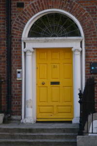 Porte colorée, Dublin voyage irlande 1 semaine road trip dublin porte