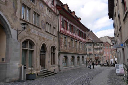 Stein am Rhein rue pietonne et maisons roadtrip 1 semaine suisse