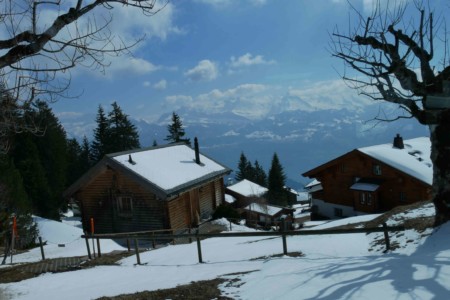 Vue du train a cremaillere rigi kulm Roadtrip 1 semaine en Suisse
