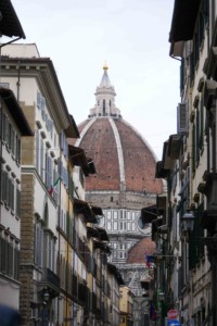 Vue sur la coupole ensérrée - Firenze roadtrip toscane 1 semaine firenze vue coupole